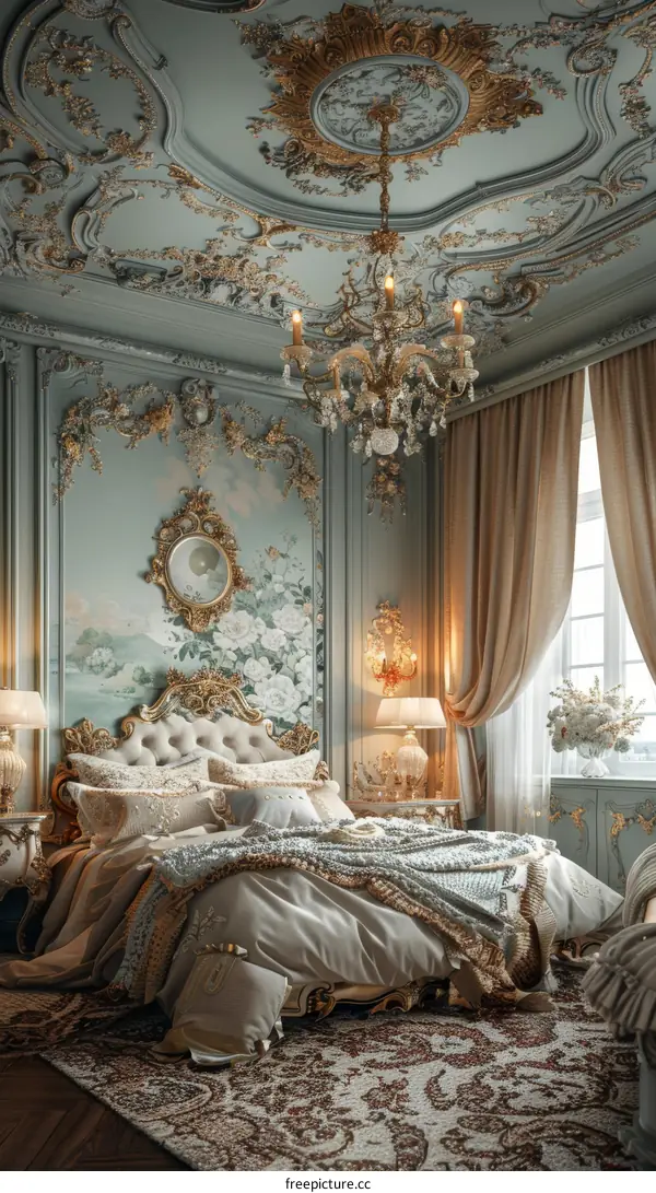 Luxury European Style Bedroom Interior Design