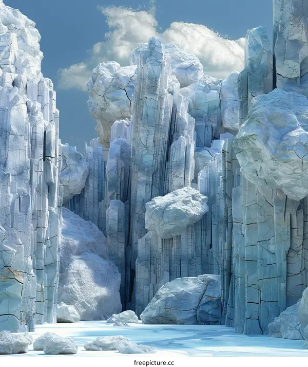 Ice Formations in Antarctica