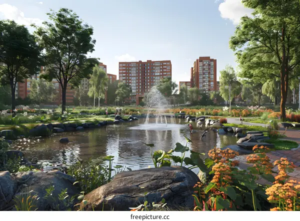 Peaceful Courtyard Oasis