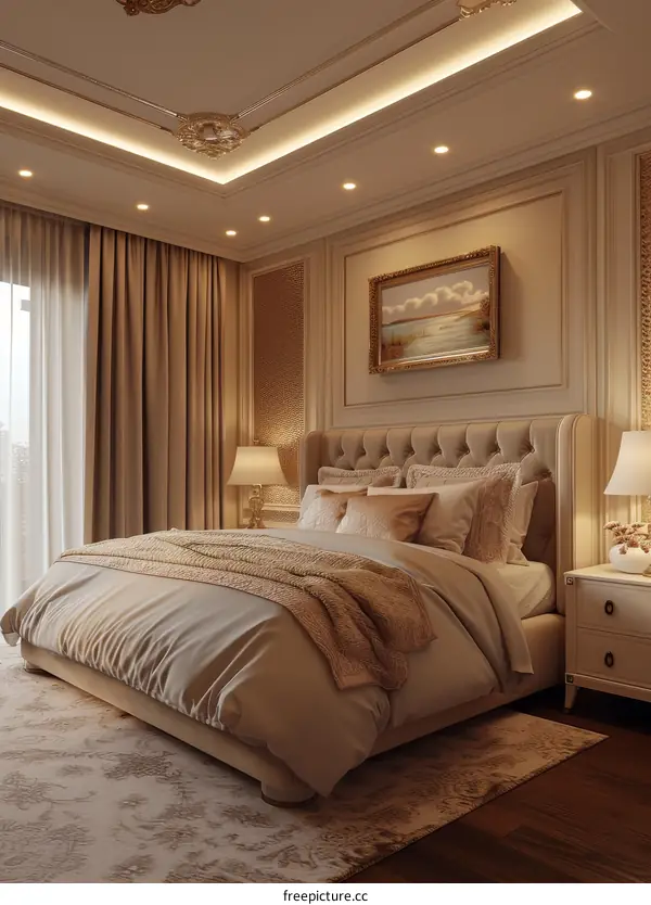 Luxury Elegant Bedroom Interior Design