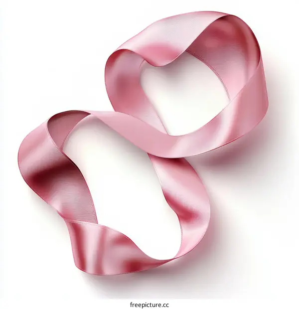 Elegant Rose Gold Satin Ribbon Design