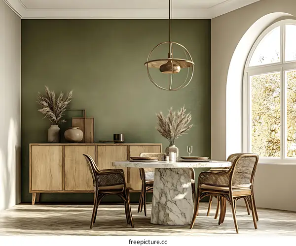 Modern Farmhouse Dining Room Interior Design