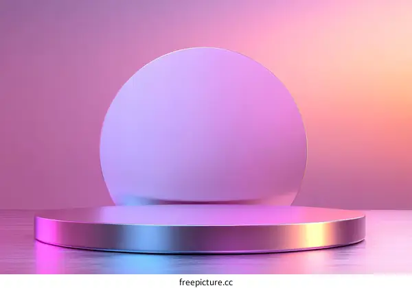 Abstract Geometric Display Pod