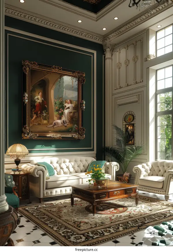 Elegant Luxury Living Room Interior Design