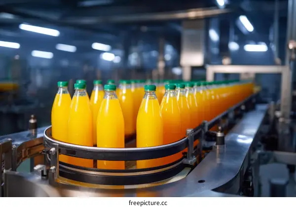 Orange Juice Bottling Production Line