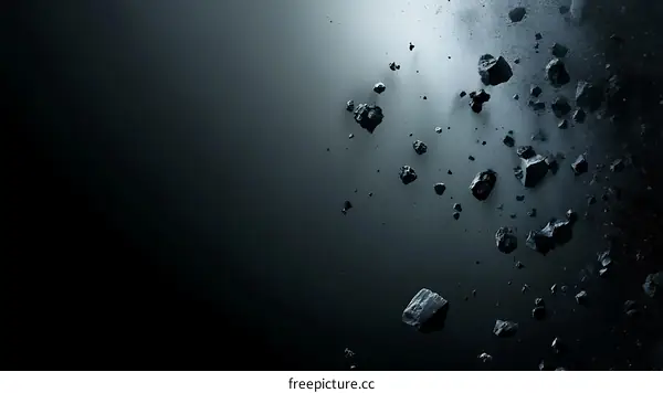 Abstract Space Debris Explosion