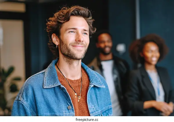 Diverse Group of Happy Colleagues in a Business Setting