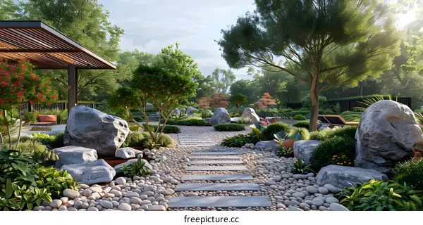 Japanese Zen garden