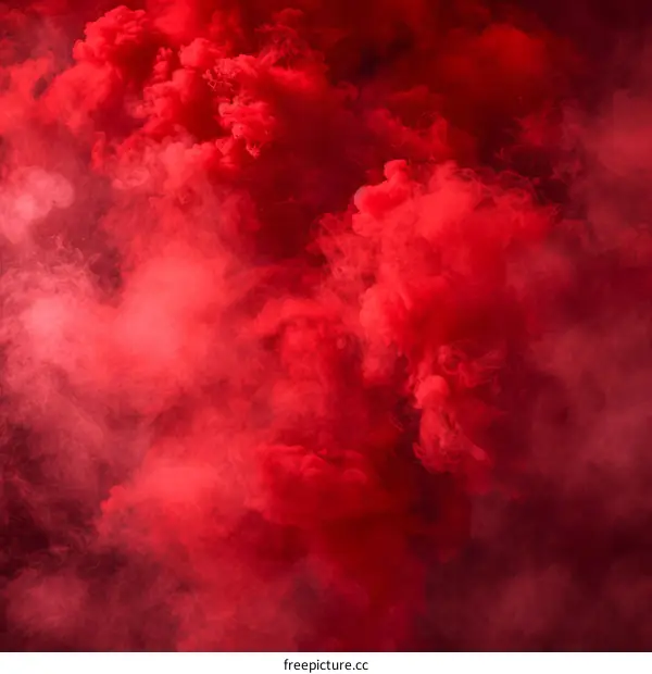 Red smoke bomb