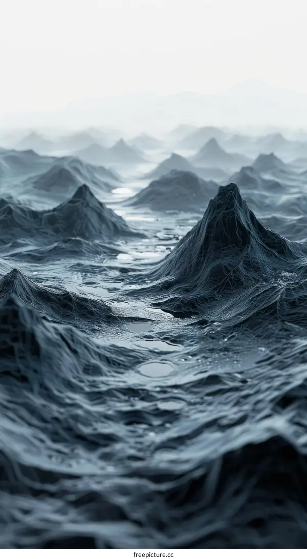 Digital Elevation Model of a Mountain Range