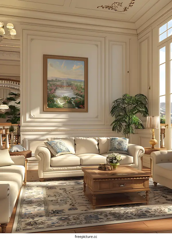 European-style living room