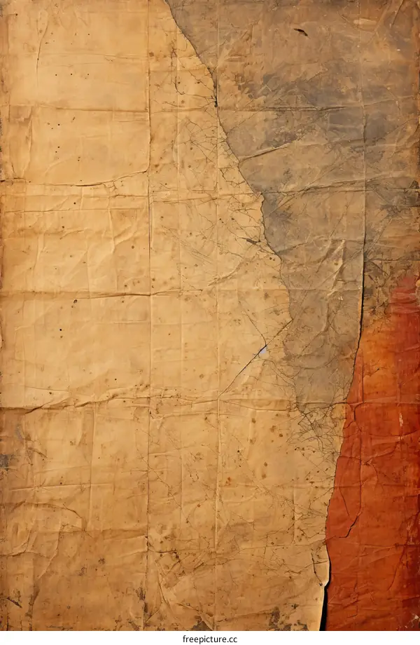 Vintage crumpled paper texture background