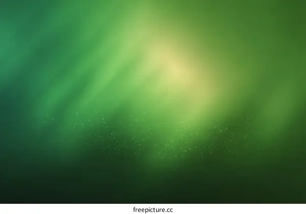 Abstract Green Background with Subtle Light Effects