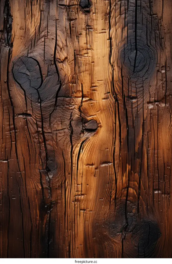Old Weathered Wood Grain Texture