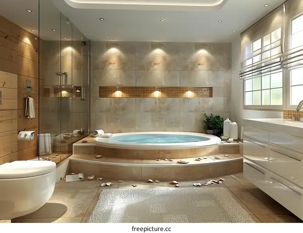 Modern Luxurious Bathroom Interior Design