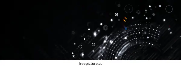 Abstract Digital Circuitry Design Illustration