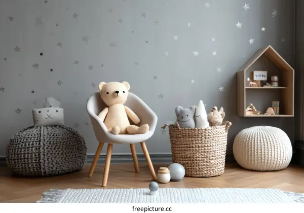 Cozy Childrens Room Decor with Toys and Furniture