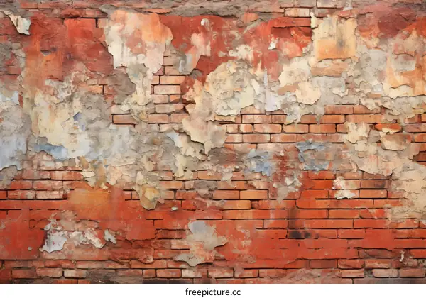weathered brick wall texture