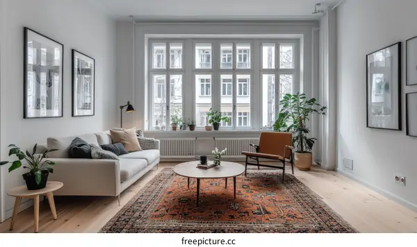 Modern Scandinavian Living Room Interior Design