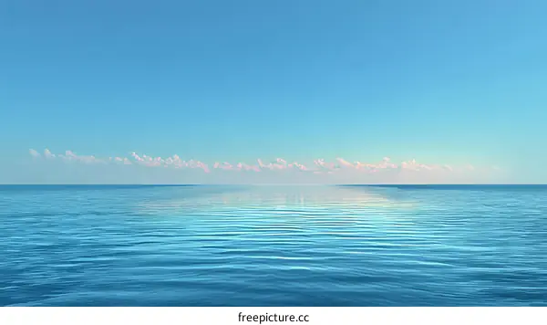 Tranquil Sea and a Peaceful Sky