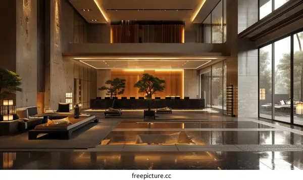Modern Hotel Lobby Interior Design