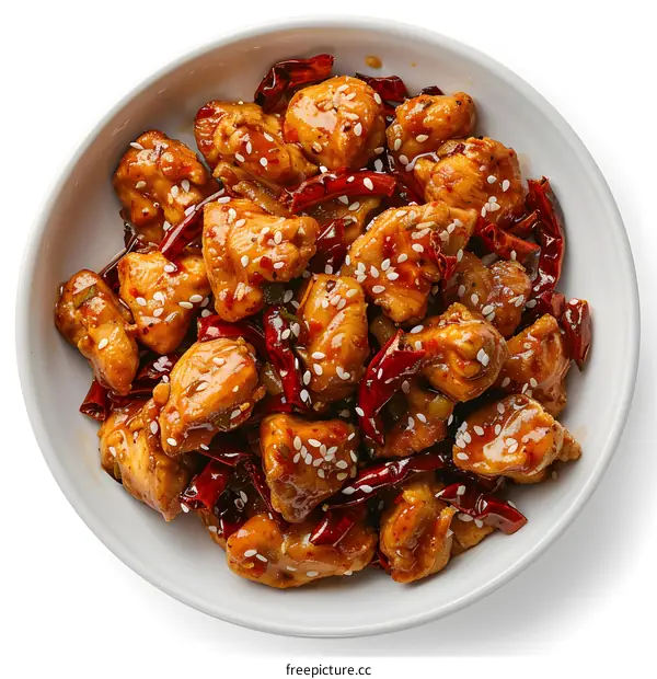 Spicy Kung Pao Chicken Dish