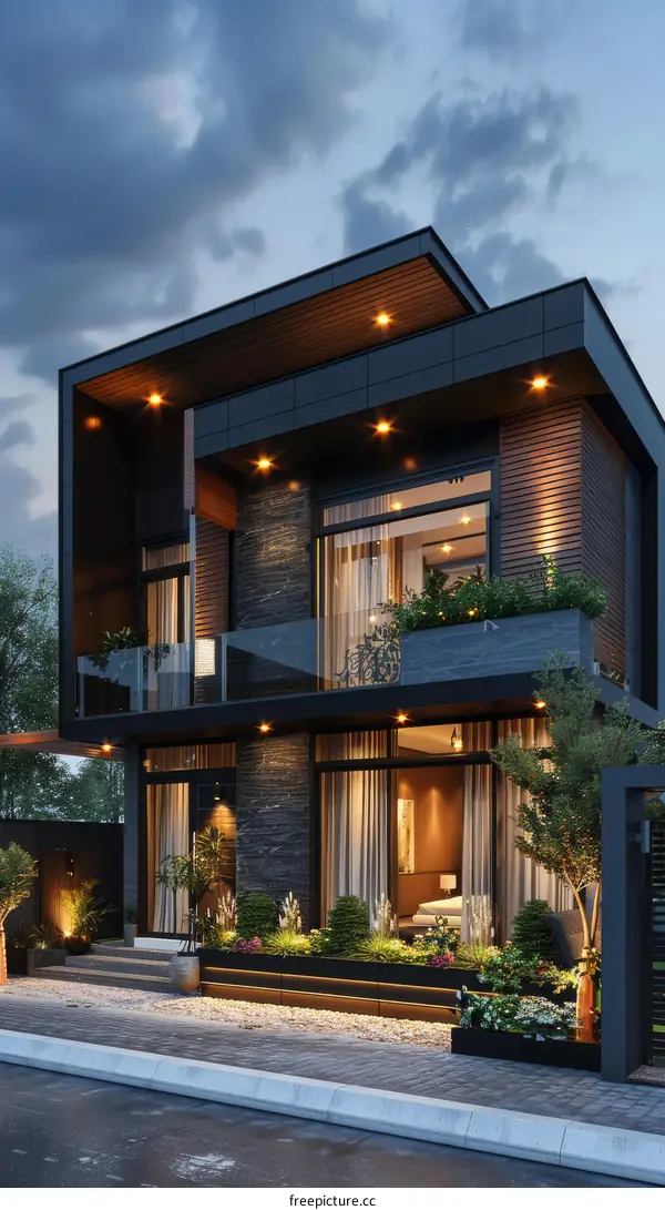 Modern Single-Family Home Exterior