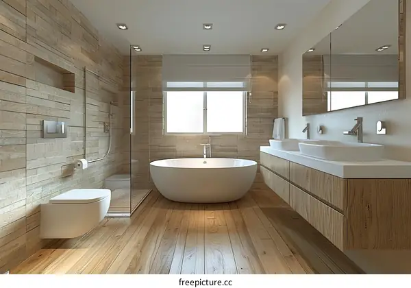 Modern Stylish Bathroom Design Interior