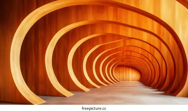 Wooden Archways Architectural Design