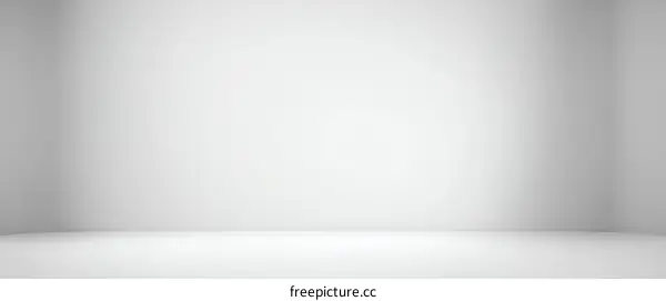Blank White Studio Background Mockup