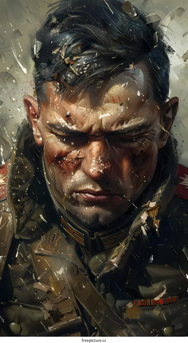 Portrait of a soldier