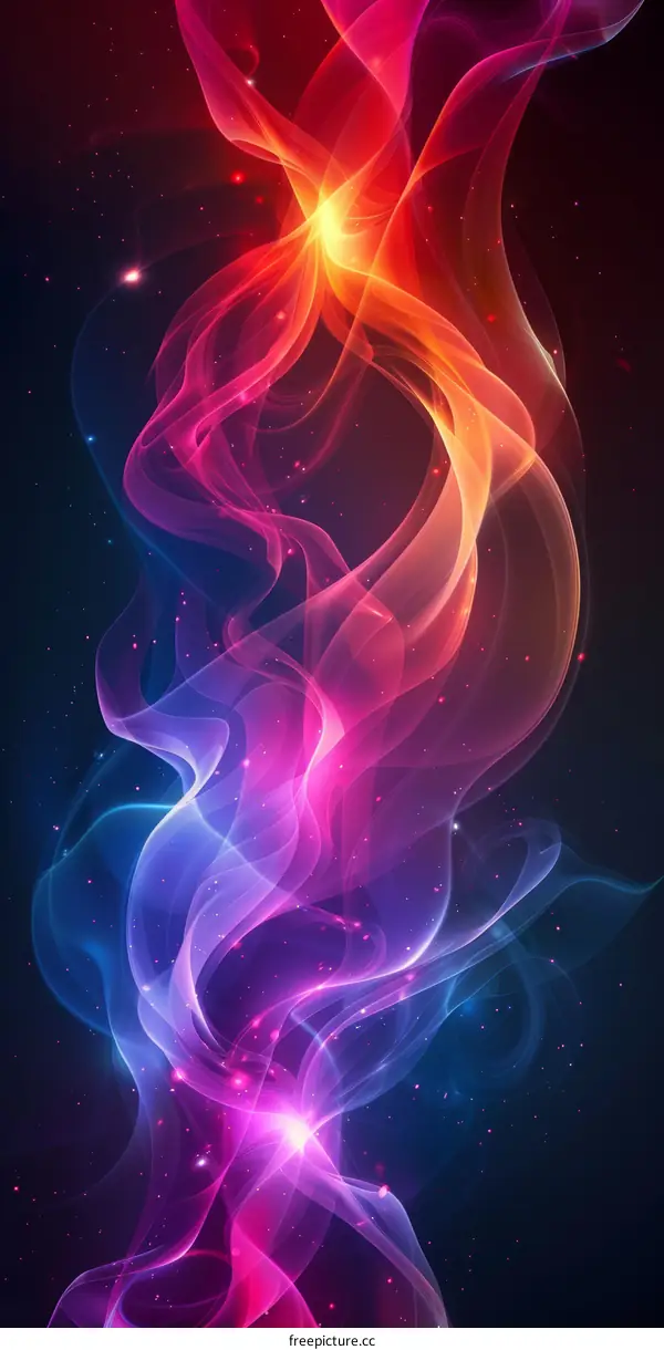 Colorful Nebulae in Outer Space