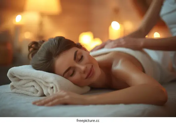 Relaxing massage helps to reduce stress and improve sleep quality