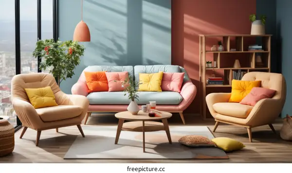 Modern Home Decor in a Stylish Living Room