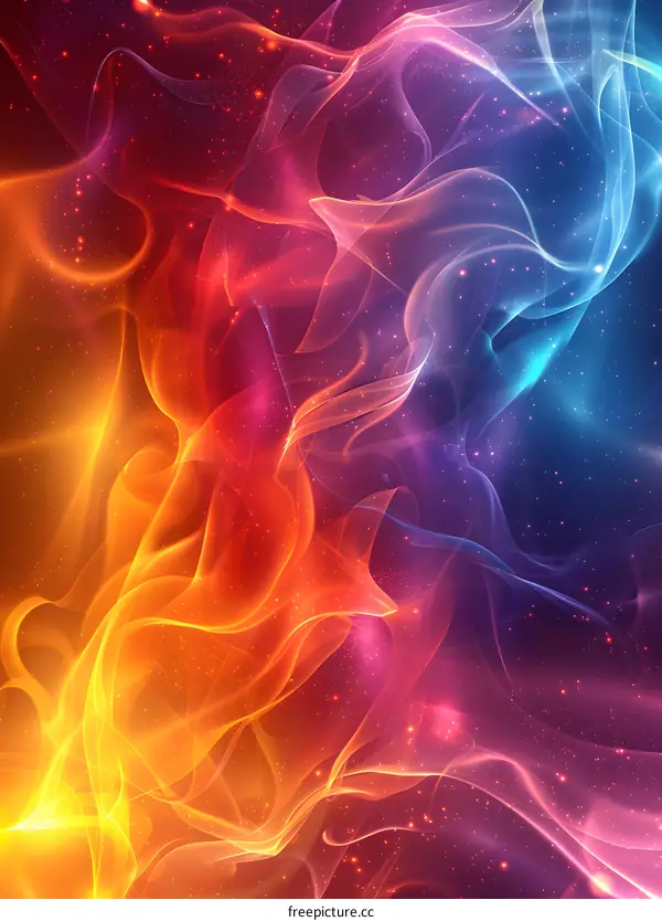 Abstract colorful plasma background