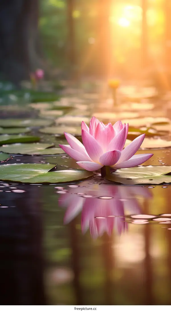 Close-up of a beautiful flower with pink petals