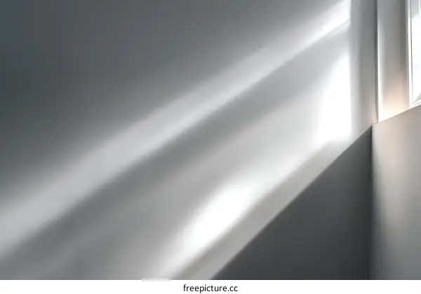 Sunlight Streaking Through a Window, Interior Shadow Play