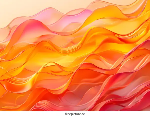 Colorful abstract waves background