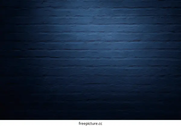 Dark Blue Brick Wall Background Image