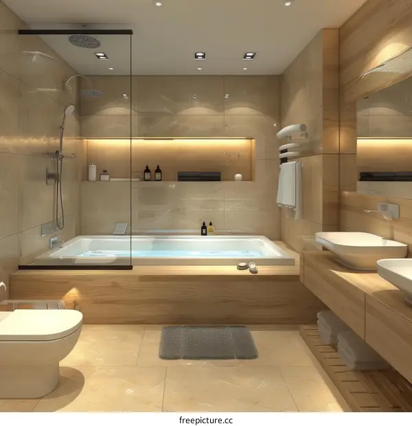 Modern Luxury Bathroom Interior Design