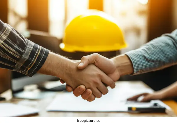 Business Deal Collaboration Teamwork Handshake