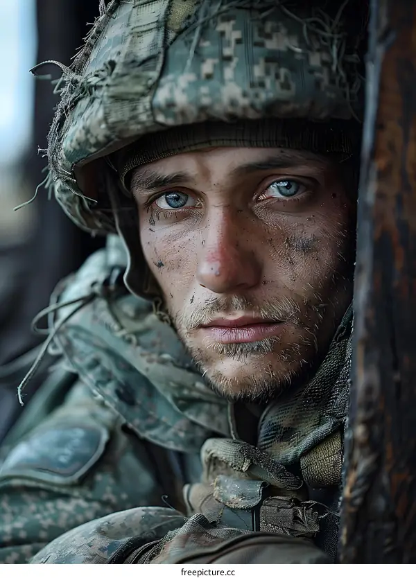 Portrait of a soldier