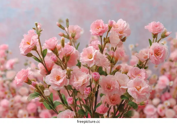 Beautiful Pink Artificial Flowers Arrangement