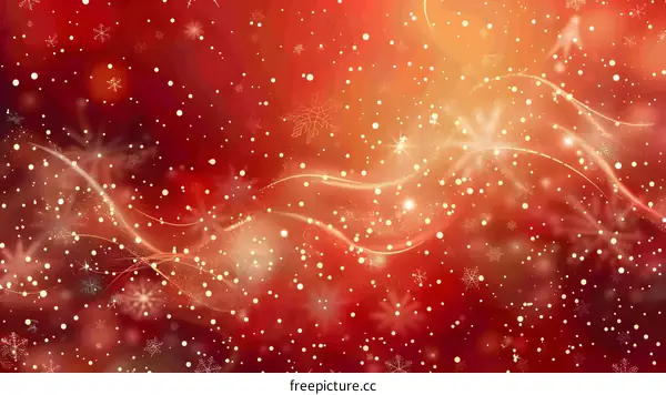 Christmas background with snowflakes