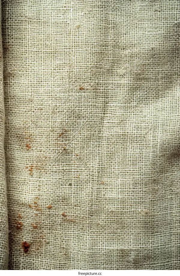 Old grunge sackcloth texture background