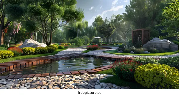 Landscape design renderings