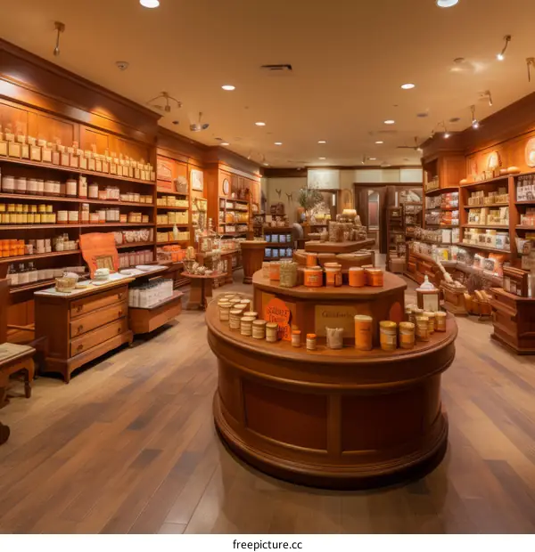 Interior of Bath and Body Works Store