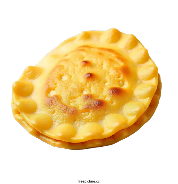 [Transparent Background PNG]Golden Round Pastry Delicacy