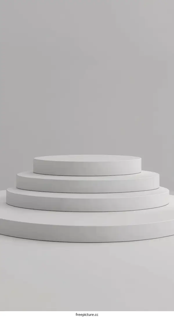 White Abstract Product Showcase