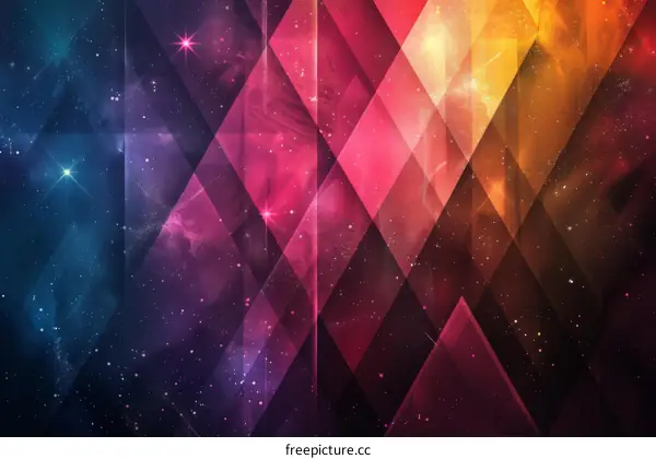Abstract Geometric Polygon Pattern Background